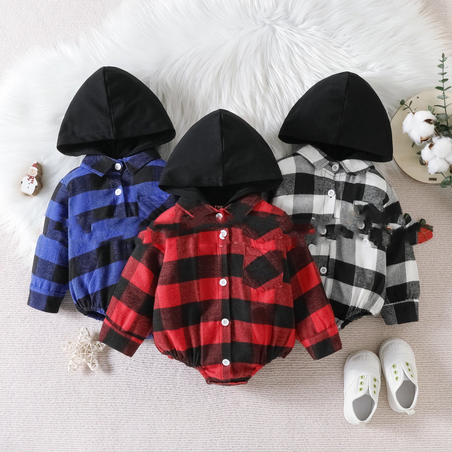 Christmas Hooded Jumpsuit