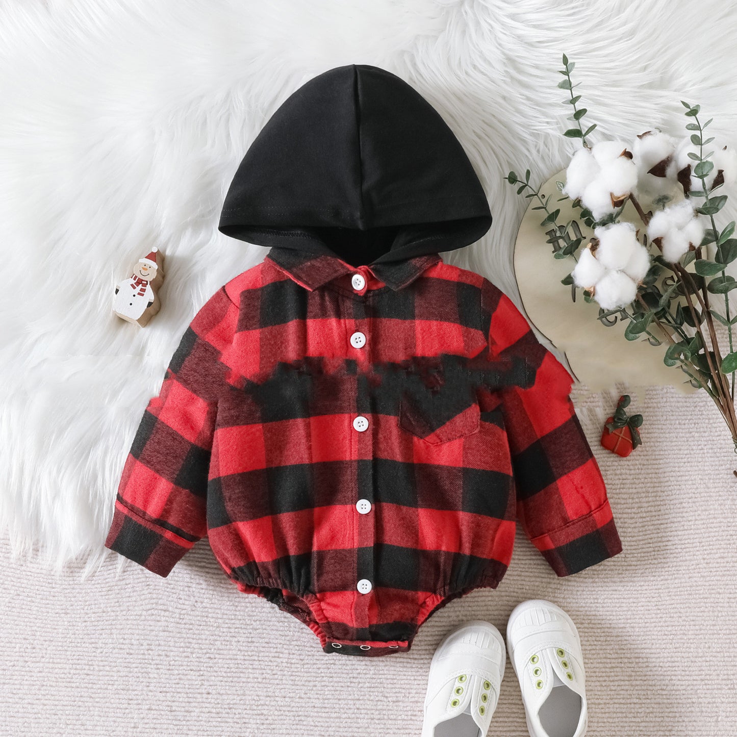Christmas Hooded Jumpsuit