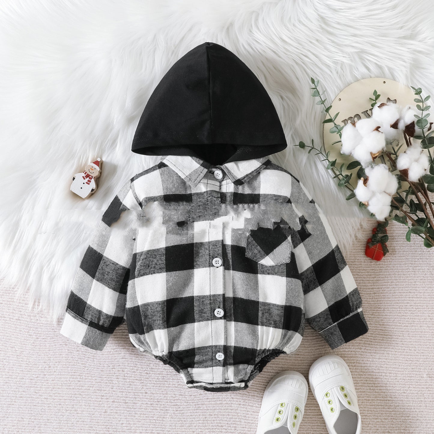 Christmas Hooded Jumpsuit