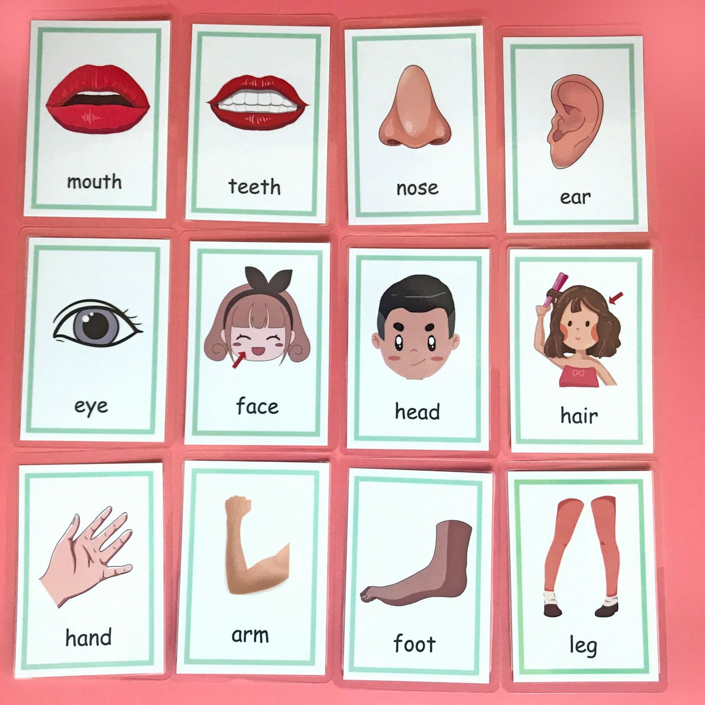English Learning Flash Cards