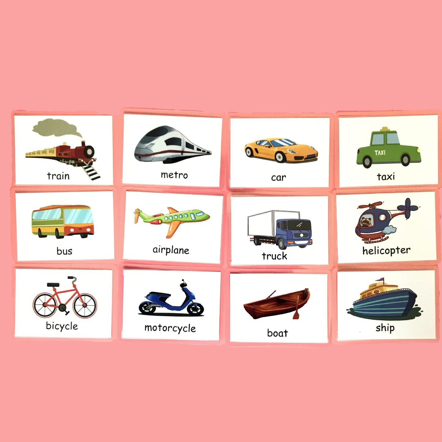 English Learning Flash Cards