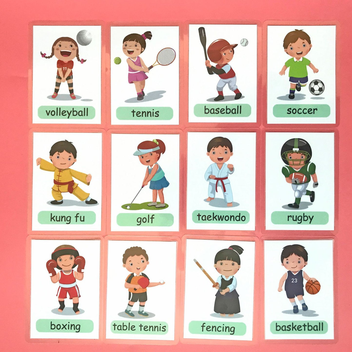 English Learning Flash Cards