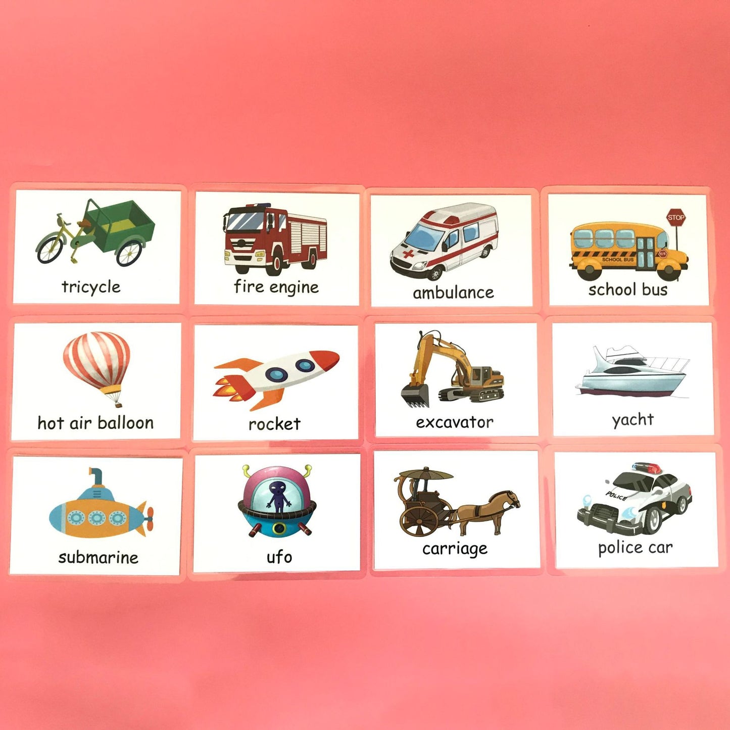 English Learning Flash Cards