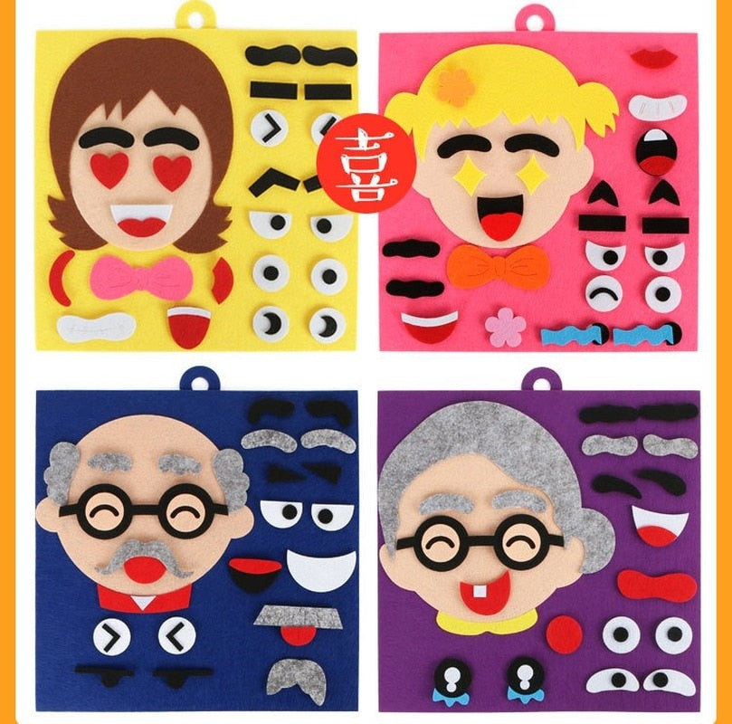 Facial Features Expression Stickers