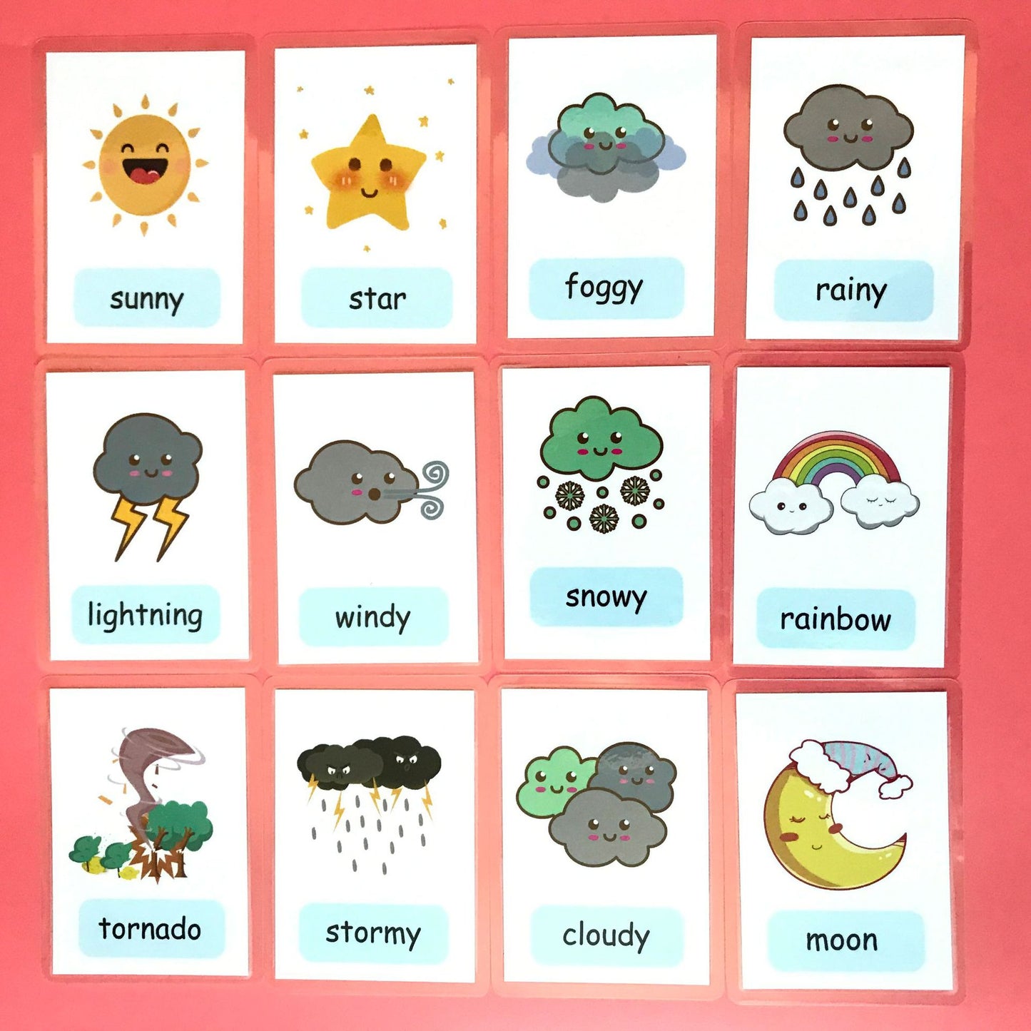 English Learning Flash Cards