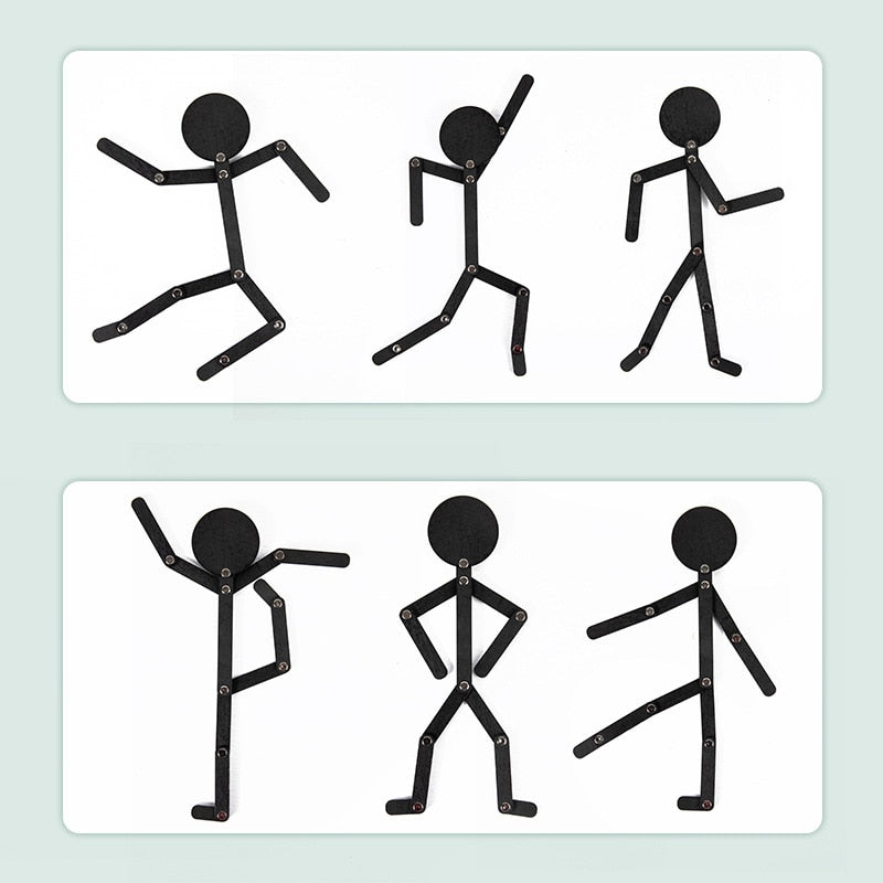 Wooden Stick Men Puzzle Game