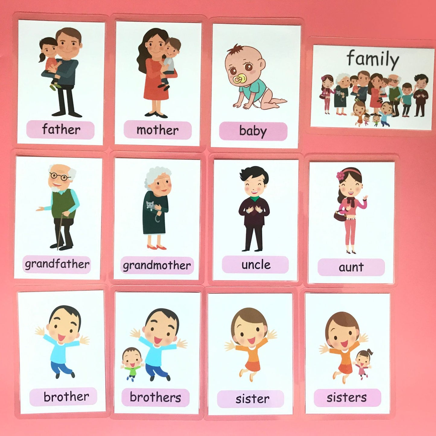 English Learning Flash Cards