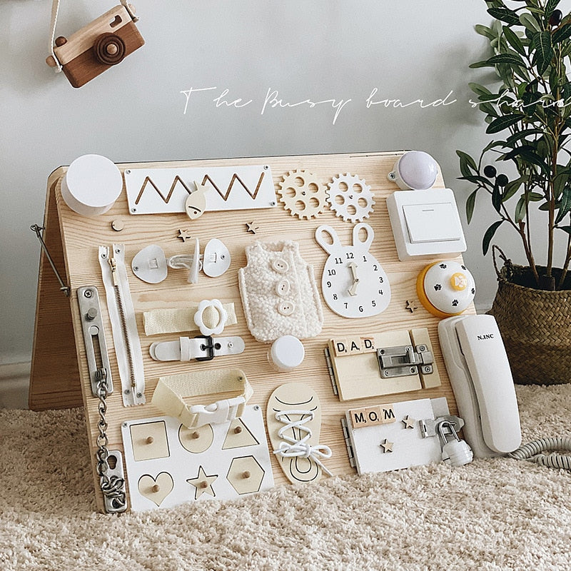 DIY Baby Busy Activity Board
