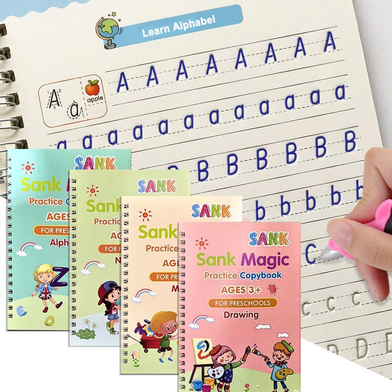 4 Excercise Books For Hand Writing